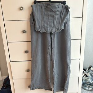 Yellow The Label Matching Sweat Set